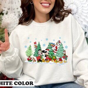 Christmas Mouse And Friends Sweatshirt Mickey Squad Cartoon Movie Xmas Gift 05